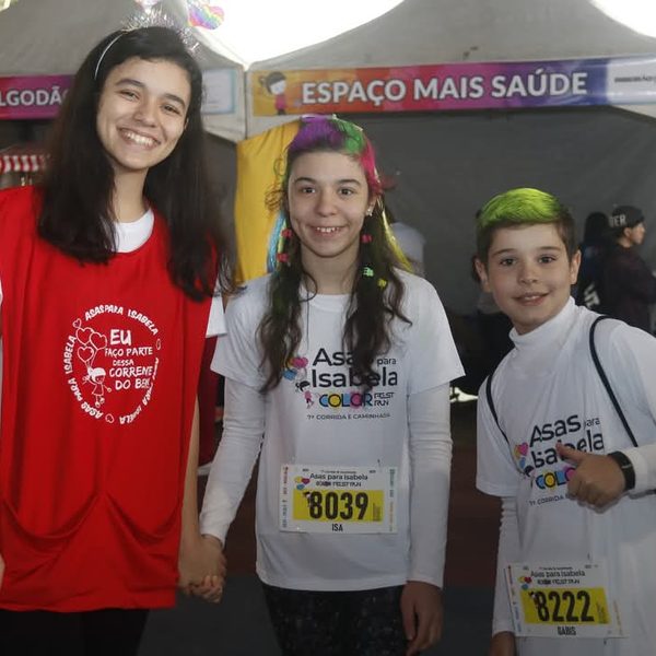 Isabela com a família na 7ª edição
